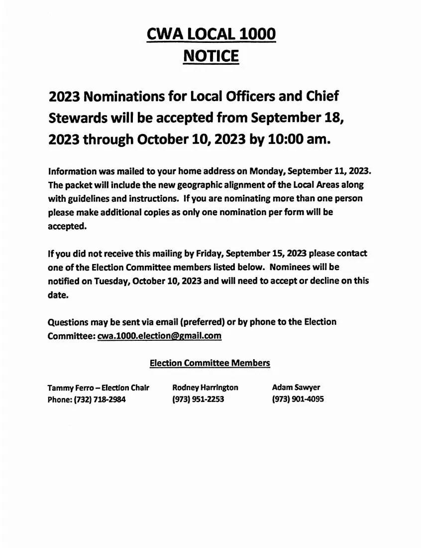 2023 nominations 