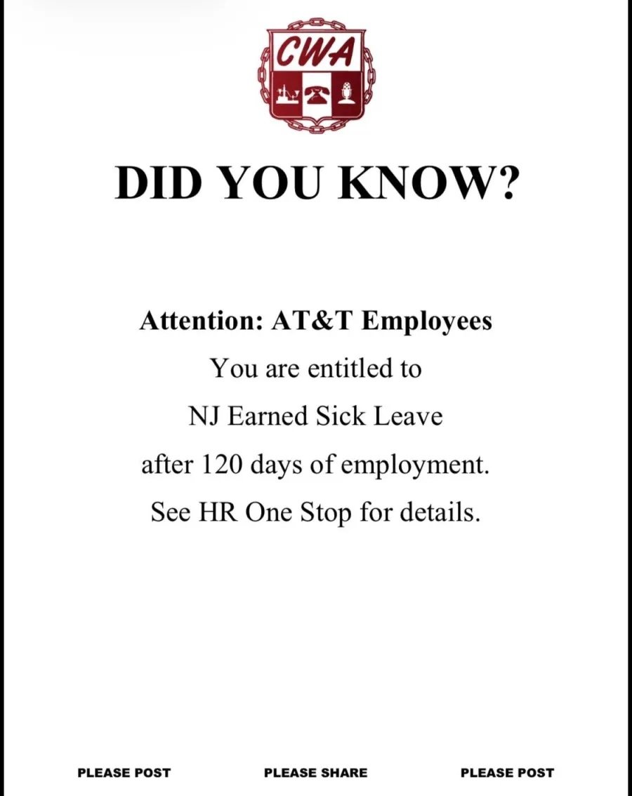 Did You Know? At&t Earned Sick Leave