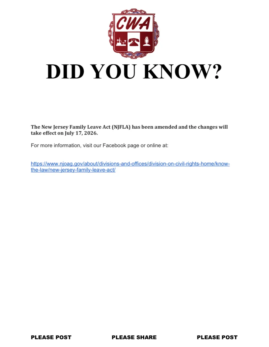 NJFLA Amendments