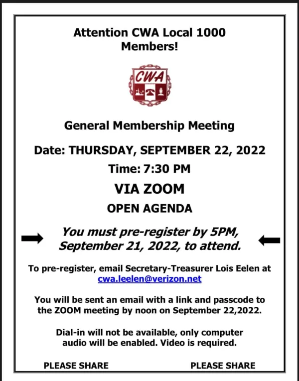 Membership meeting