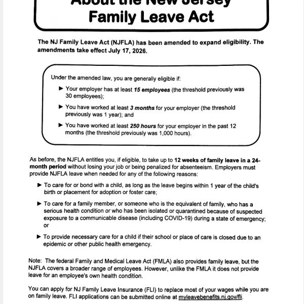 NJ FMLA